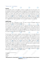 ‘That Summer’ | Analytical essay