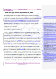 ‘Advice, like youth, probably just wasted on…’ | Analytical essay