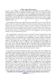 ‘If Men Could Menstruate’ | Analytical essay