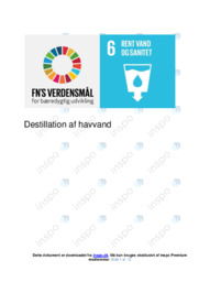 Destillation af havvand | Fysikrapport