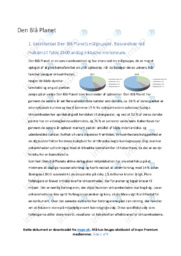 Den Blå Planet  | Afsætning