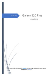 Galaxy S10 Plus | Afsætning