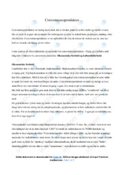 Convenienceprodukter | Noter til afsætning