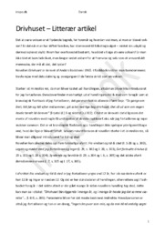 Drivhuset af Anders Bodelsen | novelle | Litterær artikel