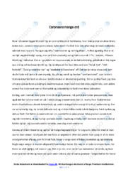 Coronaens mange ord | Dansk Essay