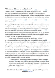 Fienden er følelsen av maktesløshet | Analyse | K. O. Knausgård