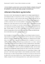 Eksamenssæt 22. maj 2014 | Litterære klassikere og dannelse