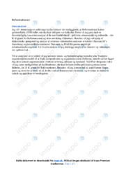 Reformationen | Noter DHO | Metodeafsnit