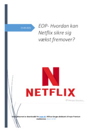Netflix og fremtidig vækst | SRP