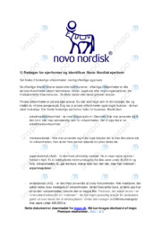 Novo Nordisk | Noter til VØ