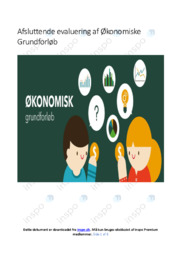 Privatøkonomiske udfordringer | Afsætningsopgave