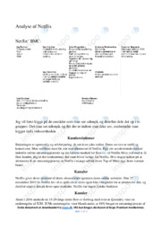 Netflix | Business model canvas