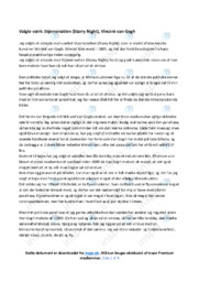 ‘Stjernenatten’ | Analyse | Billedkunst