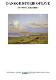National identitet i 1800-tallet | DHO