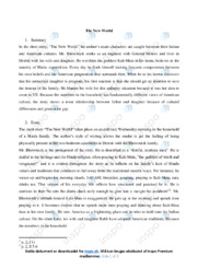 ‘The New World’ | Analytical essay