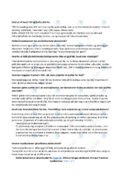 Noter og begreber til frihandel | International økonomi