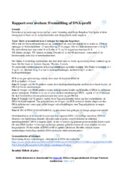 Fremstilling af DNA-profil | NV opgave