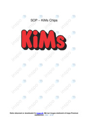 Kims Chips | SOP