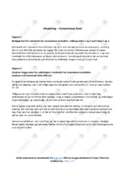 Convenience food | Opgaver