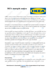 Ikea | Strategisk analyse