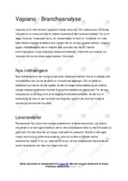 Vapiano | Brancheanalyse