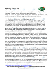 Rynkeby Foods AS | Virksomhedsanalyse