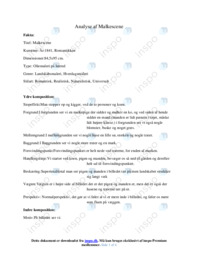 ‘Malkescene’ | Analyse