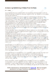 More than brother | Analyse | Emil M. Morell