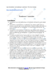Tendenser i samtiden | Noter