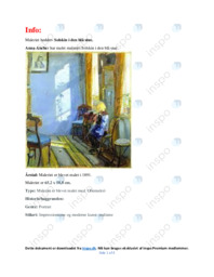 Solskin i den blå stue | Analyse | Anna Ancher