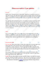 Prinsessen med de 12 par guldsko | Analyse | Jens Flint