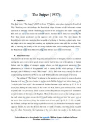 ‘Thе Snipеr’ | Analytival essay