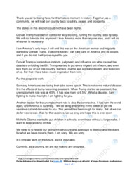 Inauguration | Speech