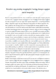 Racism | Essay