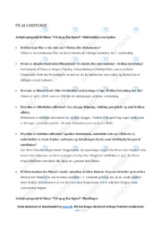 ‘I Krig og Kærlighed’ | Arbejdsspørgsmål