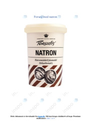 Forsøg med natron