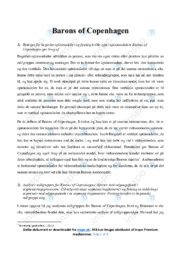 Barons of Copenhagen | Analyse