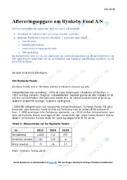 Rynkeby’s interne situation | Analyse