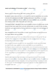Det ubeskrevne Blad | Analyse | Karen Blixen