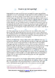 Helte | Dansk Essay