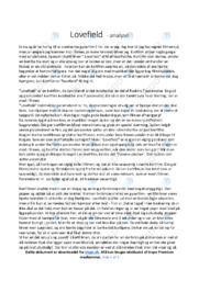 Lovefield | Analyse | Mathiue Ratthe