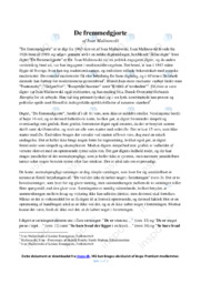 De fremmedgjorte | Analyse | Ivan Malinowski