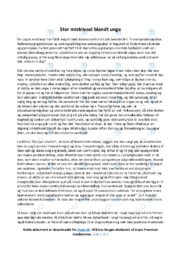 De nye udsatte | Noter Analyse | Noemi Katznelson