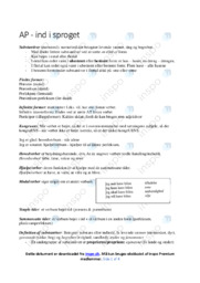 Ind i sproget | AP | Noter Dansk