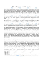 ‘Why racist symbols persist in America’ | Analytical essay