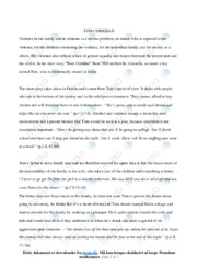 ‘Tom Corridan’ | Analytical essay
