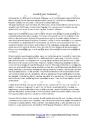 Climate speech by Leonardo Di Caprio | Analysis | Noter