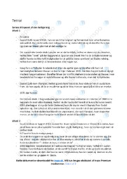 Terror | Noter