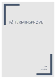 IØ | Terminsprøve 2020