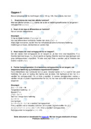 Funktioner og differentiering